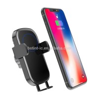 Best Selling Newest N12 infrared Mobile Phone Quick Charge 10W Fast Holder Mount smart sensor Wireless Car Charger